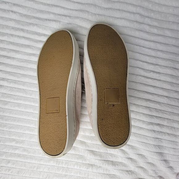 Dolce Vita Beige Suede Sneakers Women’s Size 8 Casual Lace-Up Low Top Shoes - Picture 8 of 9